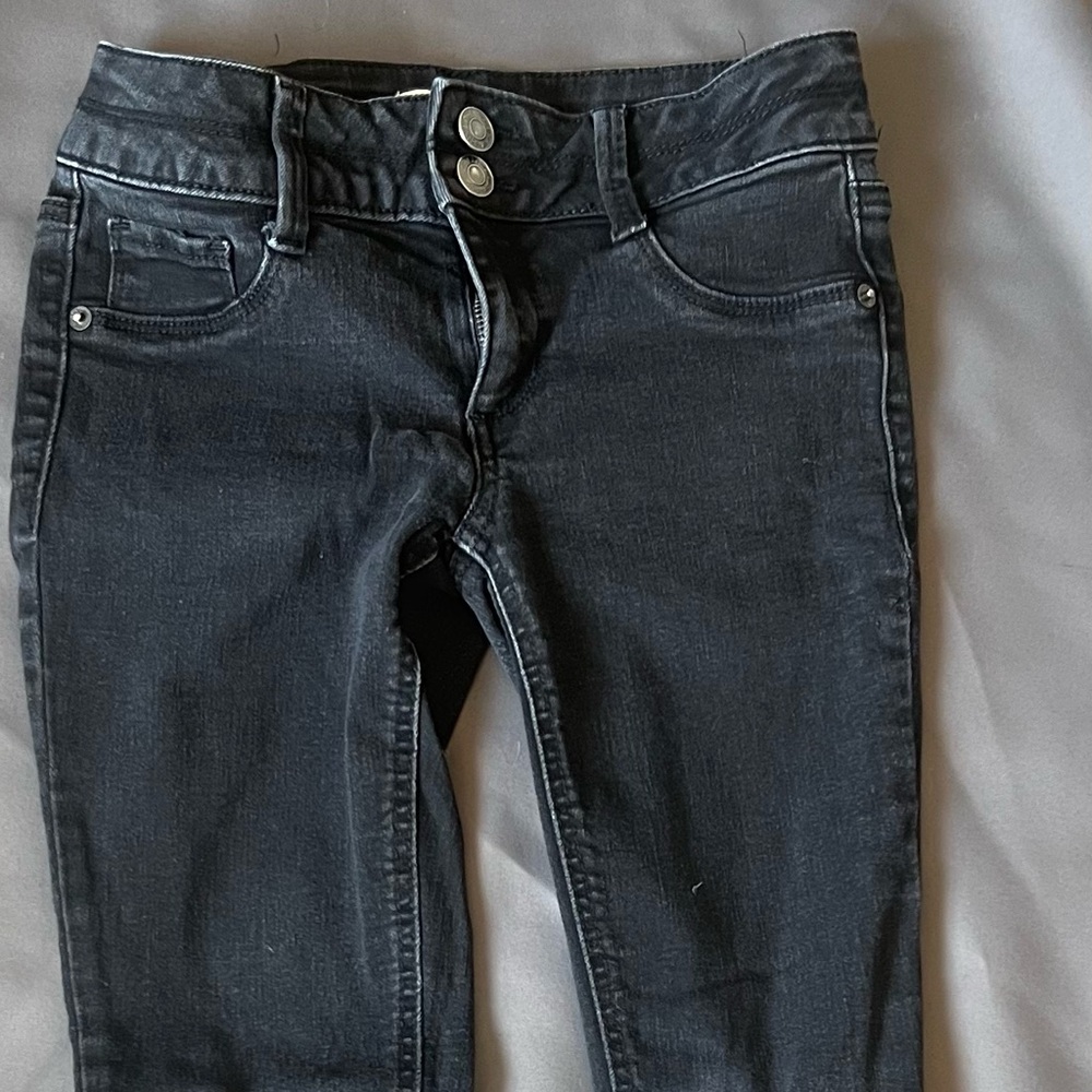 Mudd Black Mid-Rise Jean Leggings